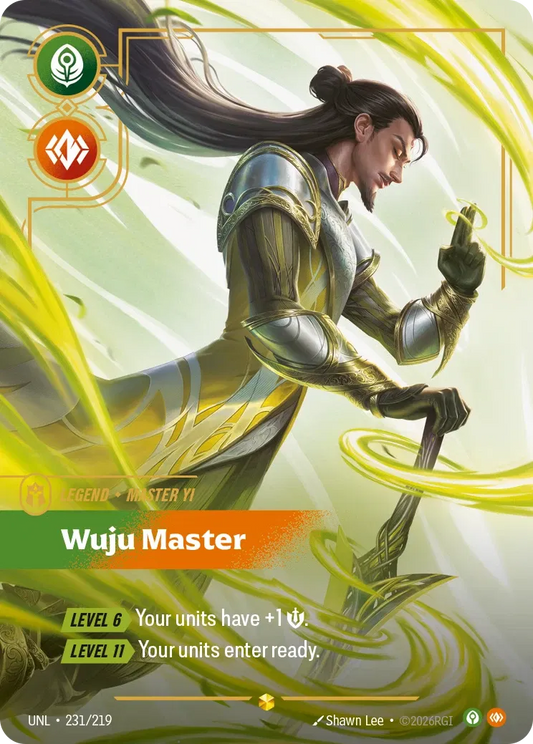 Master Yi Wuju Master (Overnumbered) - 231/219 - Unleashed