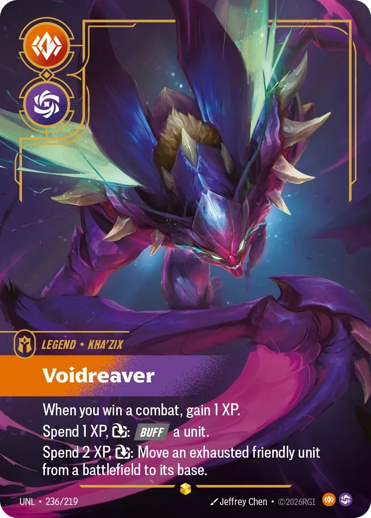 Kha'Zix Voidreaver (Overnumbered) - 236/219 - Unleashed