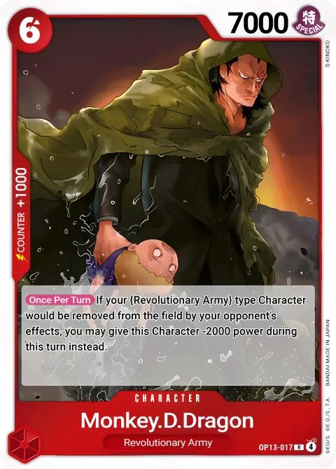 Monkey.D.Dragon - OP13-017 - Carrying On His Will