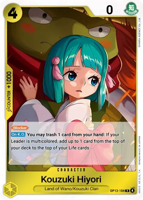 Kouzuki Hiyori - OP13-104 - Carrying On His Will