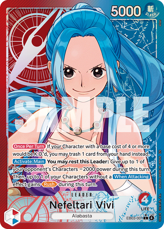 Nefeltari Vivi (Alternate Art) - EB03-001 - Extra Booster: One Piece Heroines Edition