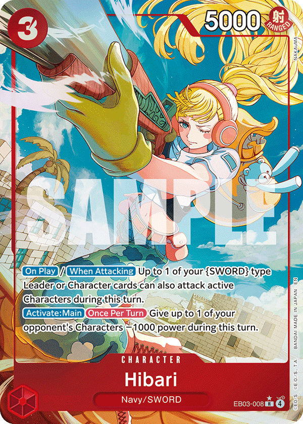 Hibari (Alternate Art) - EB03-008 - Extra Booster: One Piece Heroines Edition