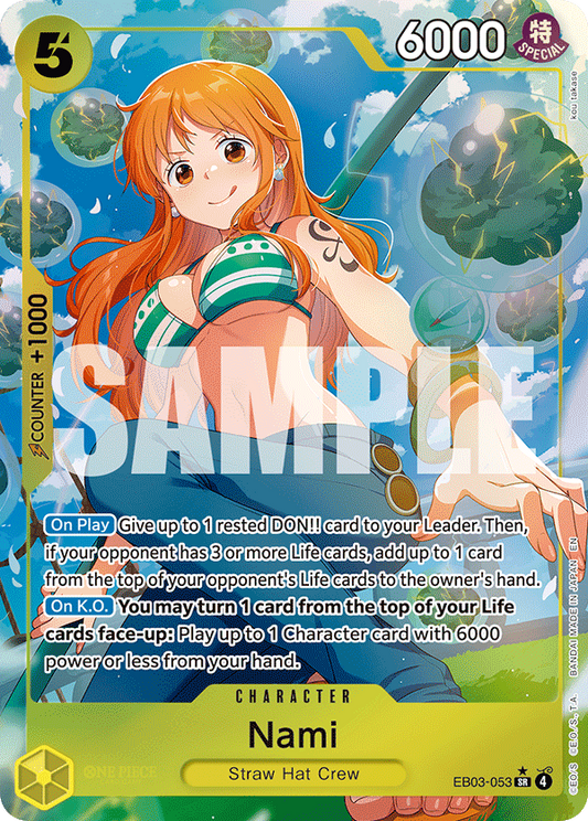 Nami (Alternate Art) - EB03-053 - Extra Booster: One Piece Heroines Edition