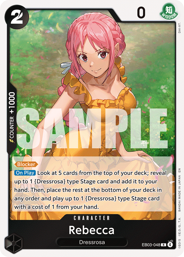 Rebecca - EB03-048 - Extra Booster: One Piece Heroines Edition