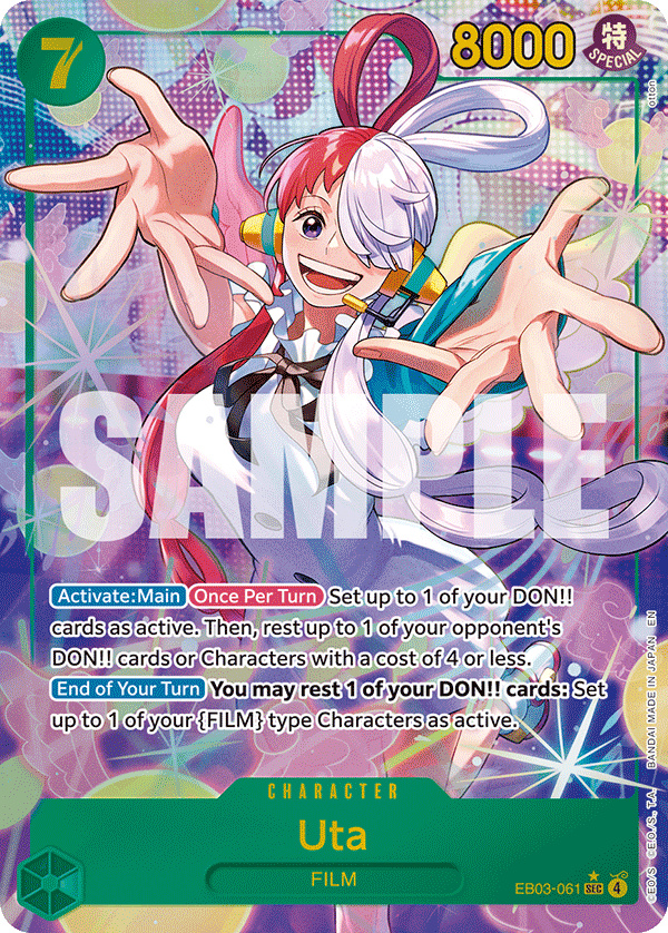 Uta (Alternate Art) - EB03-061 - Extra Booster: One Piece Heroines Edition