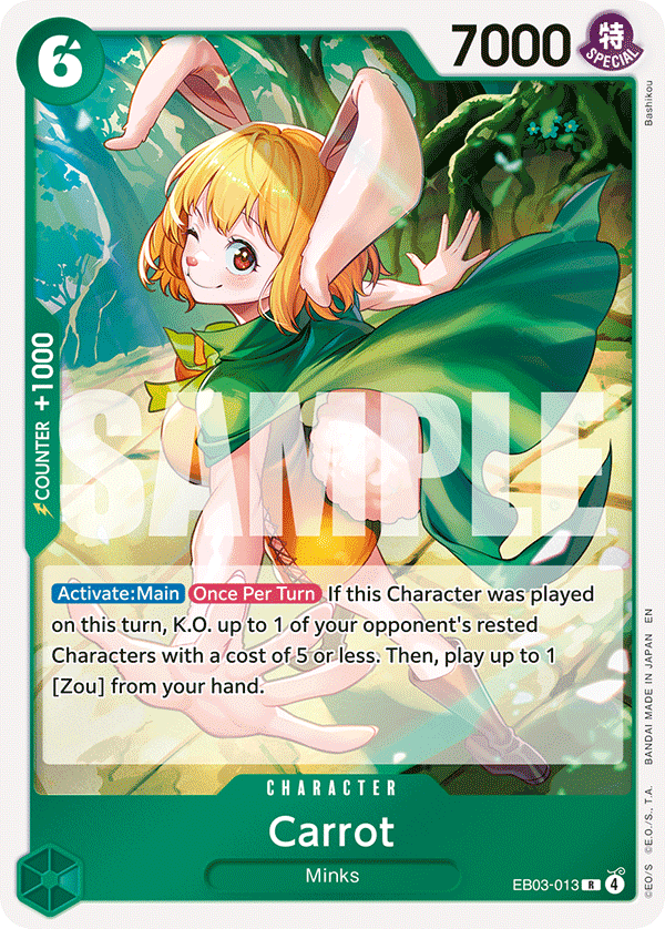 Carrot - EB03-013 - Extra Booster: One Piece Heroines Edition