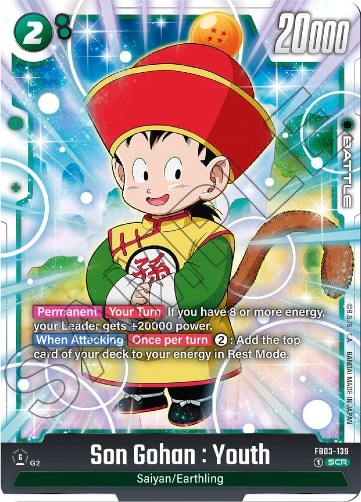 Son Gohan : Youth - FB03-139 - Raging Roar
