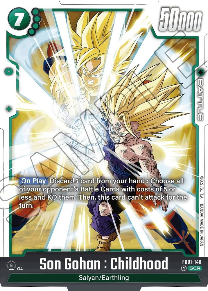 Son Gohan : Childhood - FB01-140 - Awakened Pulse