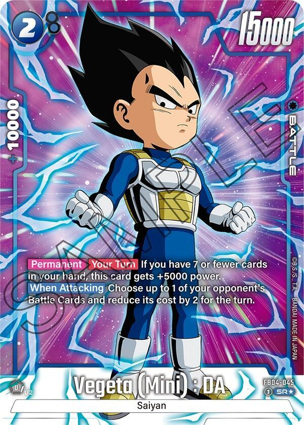 Vegeta (Mini) : DA (Alternate Art) - FB04-045 - Ultra Limit