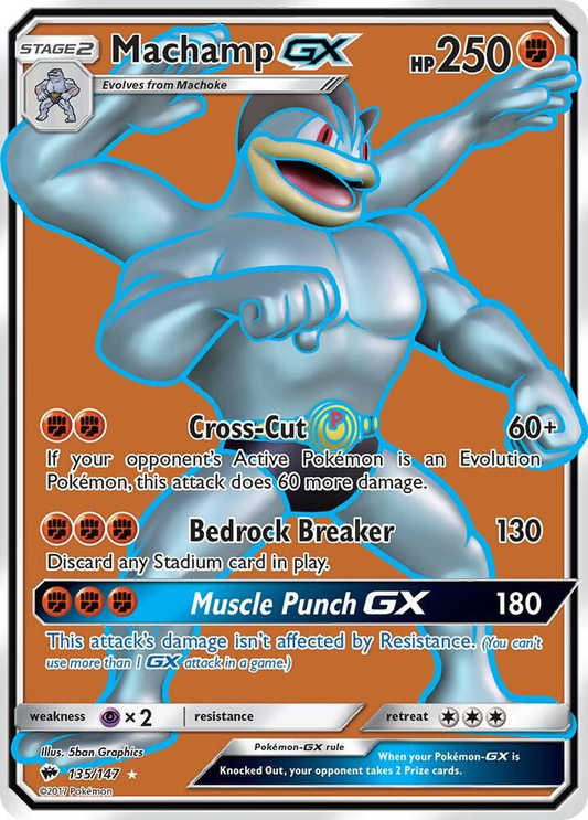 Machamp GX (Full Art) - SM - Burning Shadows