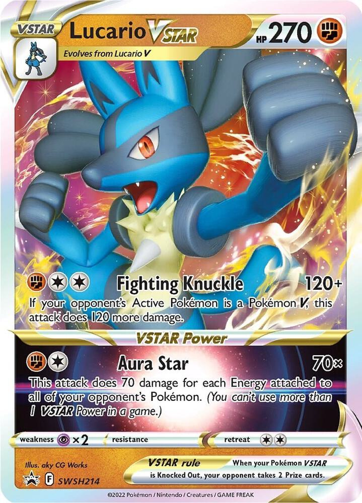 Lucario VSTAR - SWSH214 - SWSH214 - SWSH: Sword & Shield Promo Cards