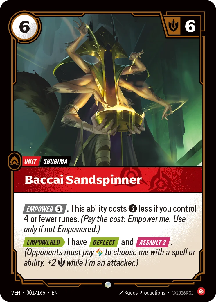 Baccai Sandspinner VEN-001