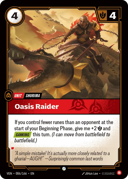 Oasis Raider - 006/166 Vendetta