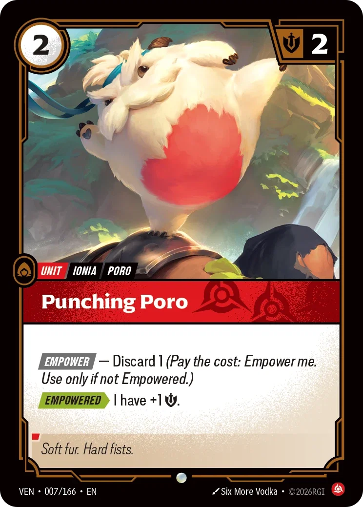 Punching Poro - 007/166 Vendetta