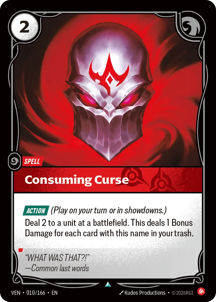 Consuming Curse - 010/166 Vendetta