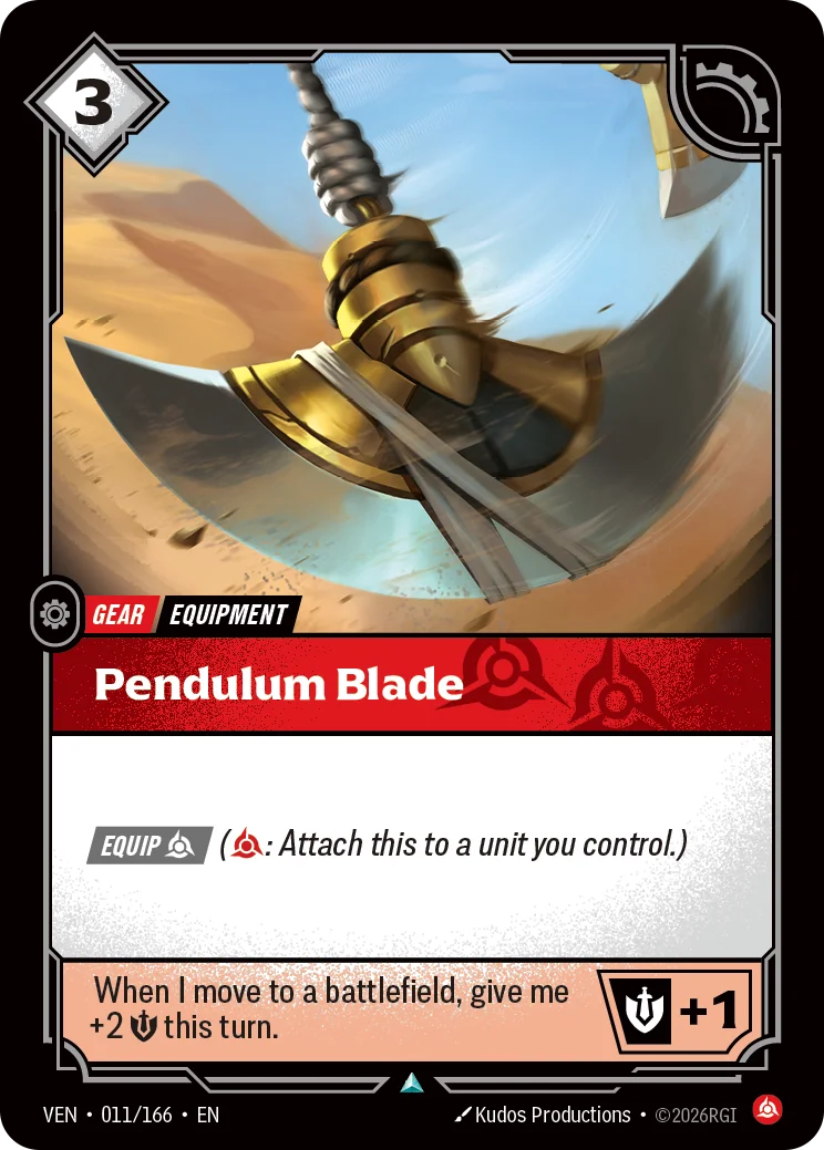 Pendulum Blade - 011/166 Vendetta