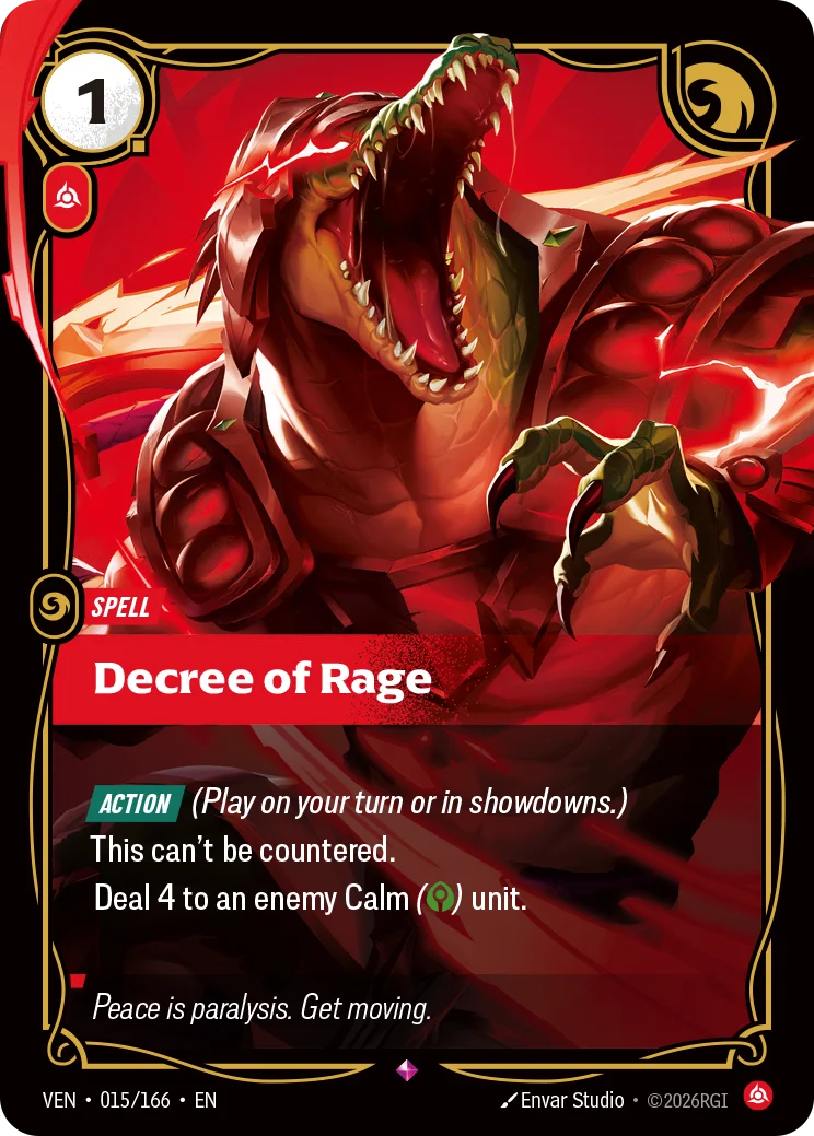 Decree of Rage - 015/166 Vendetta