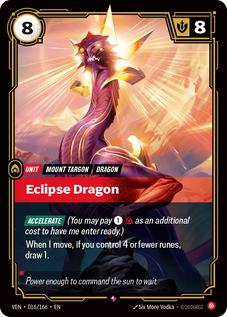 Eclipse Dragon - 016/166 Vendetta