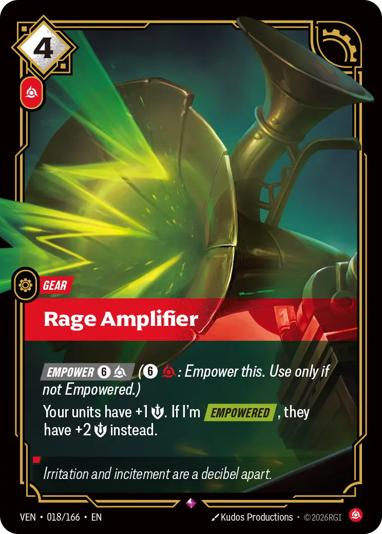 Rage Amplifier - 018/166 Vendetta