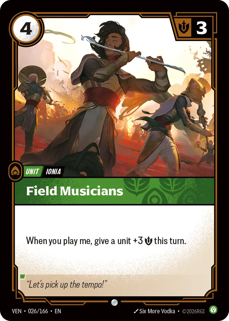 Field Musicians - 026/166 Vendetta