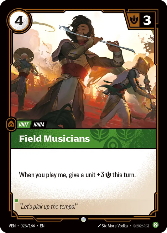Field Musicians - 026/166 Vendetta