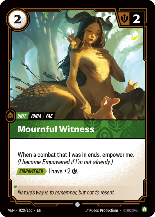 Mournful Witness - 028/166 Vendetta