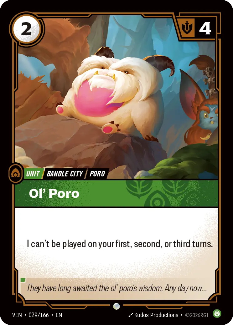 Ol' Poro - 029/166 Vendetta