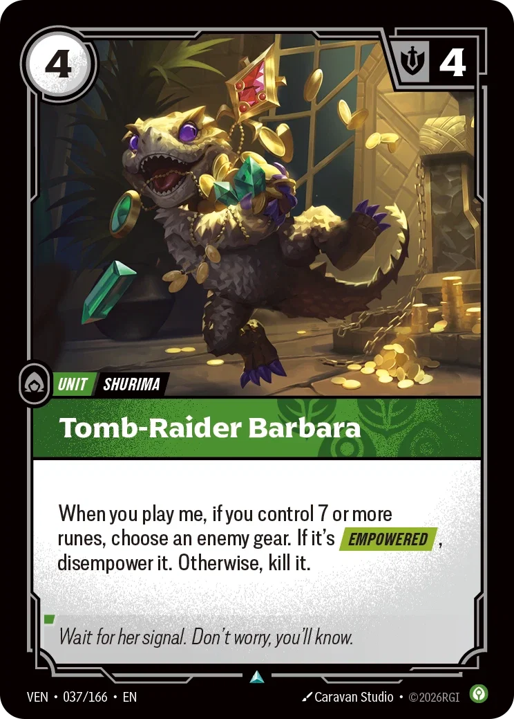 Tomb-Raider Barbara - 037/166 Vendetta