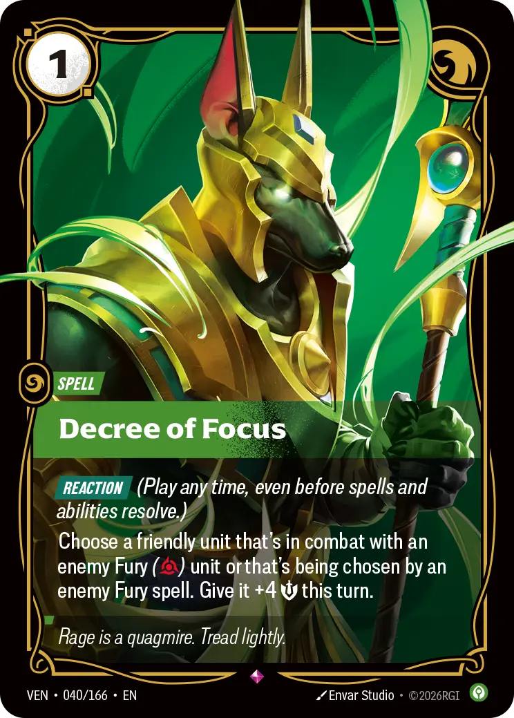 Decree of Focus - 040/166 Vendetta