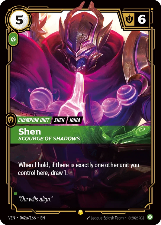 Shen Scourge of Shadows - 042a/166 Vendetta