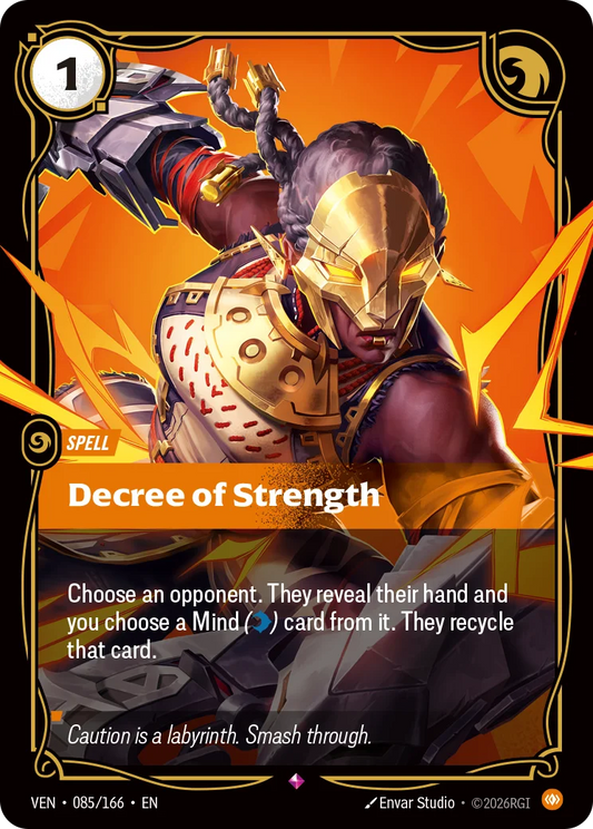 Decree of Strength - 085/166 Vendetta