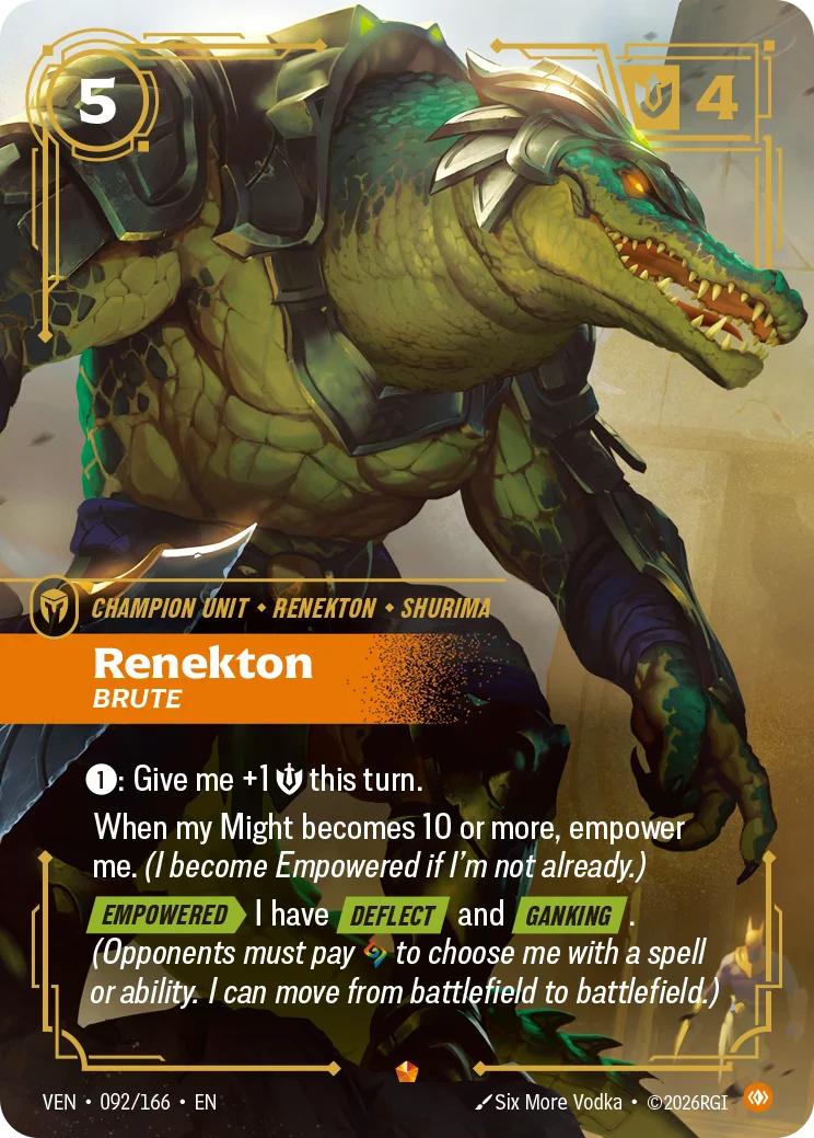 Renekton Brute - 092/166 Vendetta