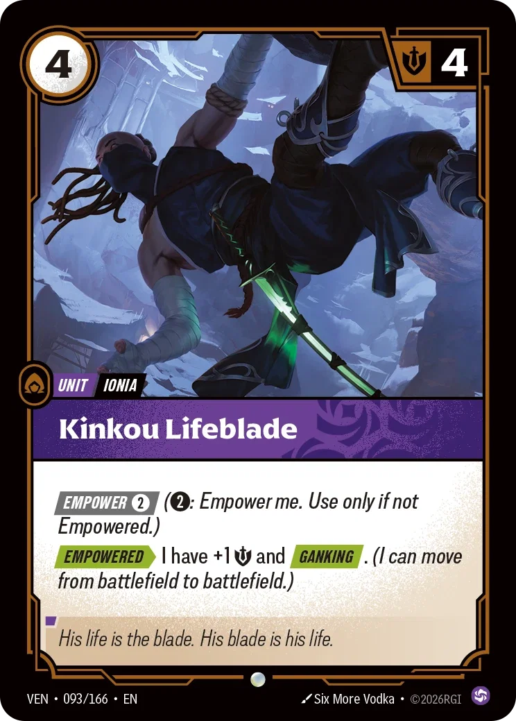 Kinkou Lifeblade - 093/166 Vendetta