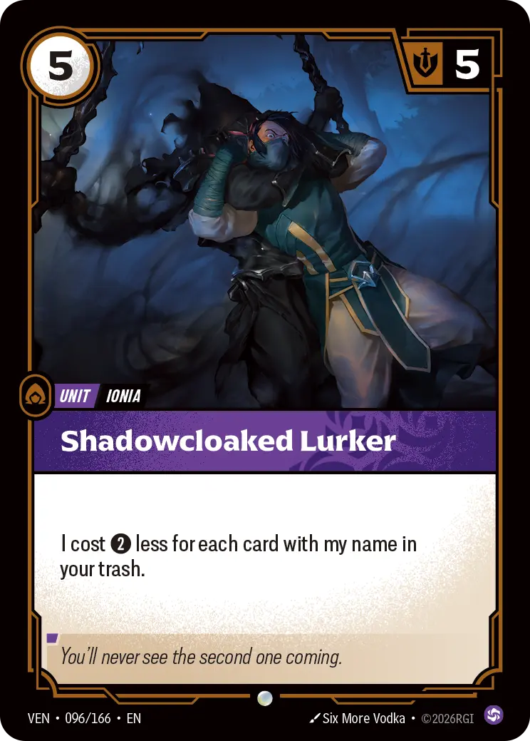 Shadowcloaked Lurker - 096/166 Vendetta