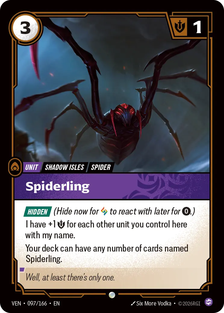 Spiderling - 097/166 Vendetta