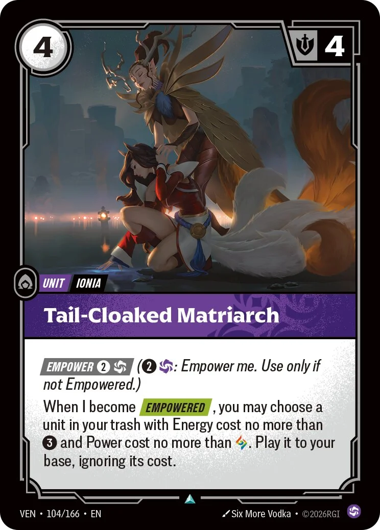 Tail-Cloaked Matriarch - 104/166 Vendetta