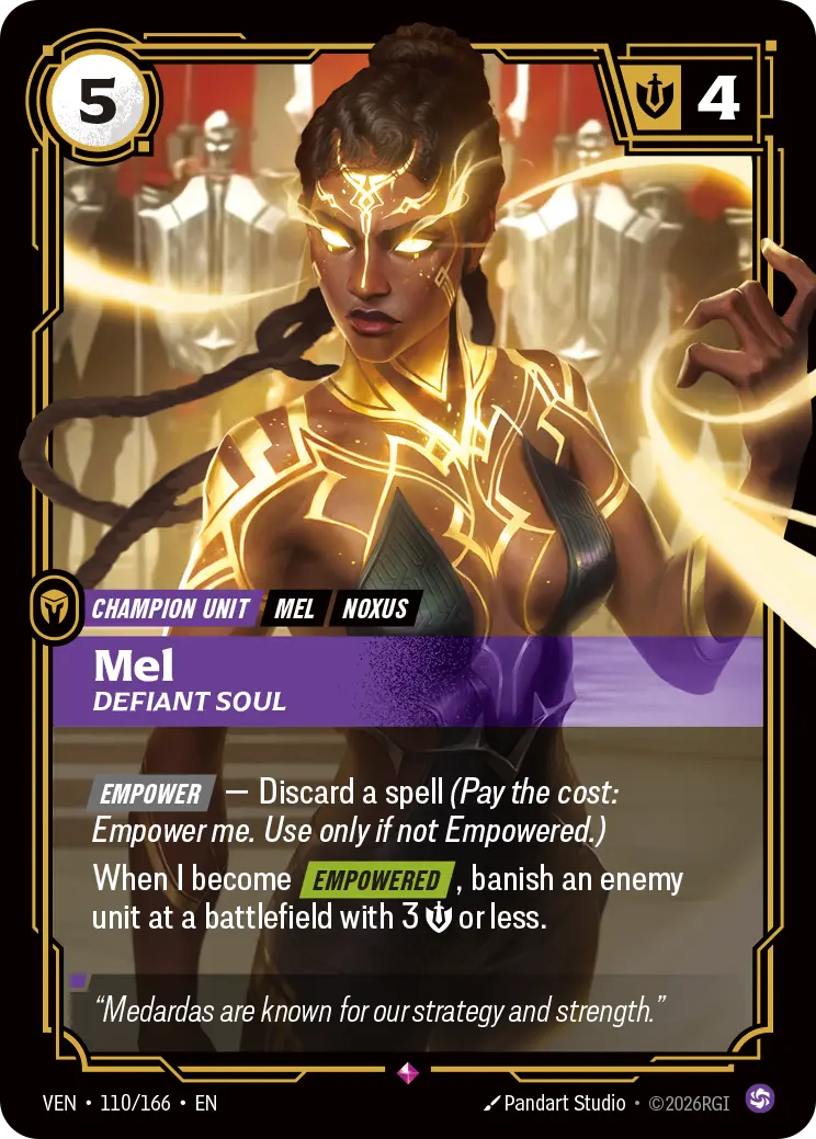 Mel Defiant Soul - 110/166 Vendetta