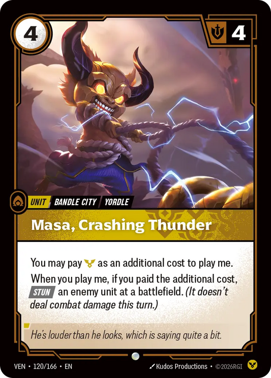 Masa Crashing Thunder - 120/166 Vendetta
