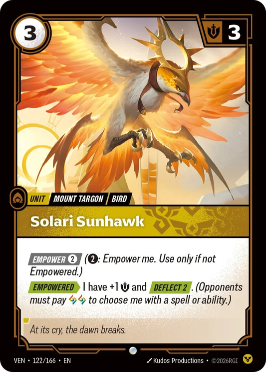 Solari Sunhawk - 122/166 Vendetta