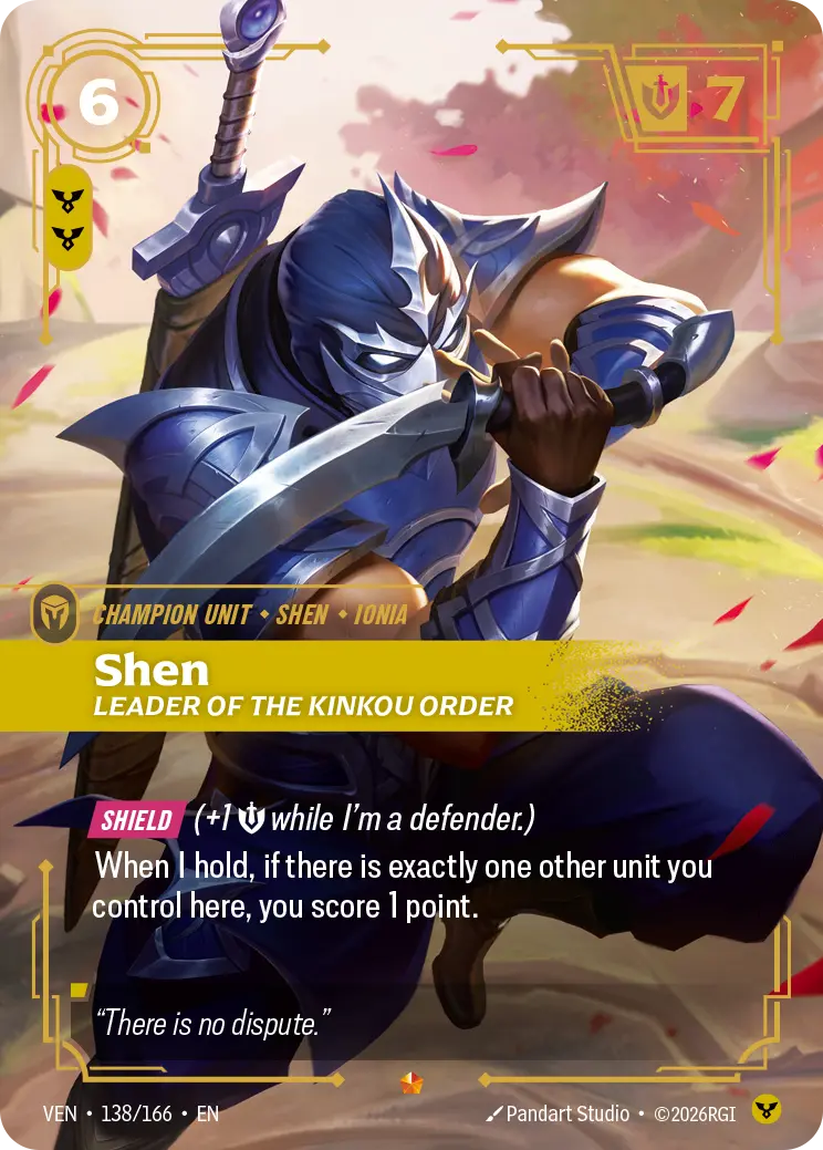 Shen Leader of the Kinkou Order - 138/166 Vendetta