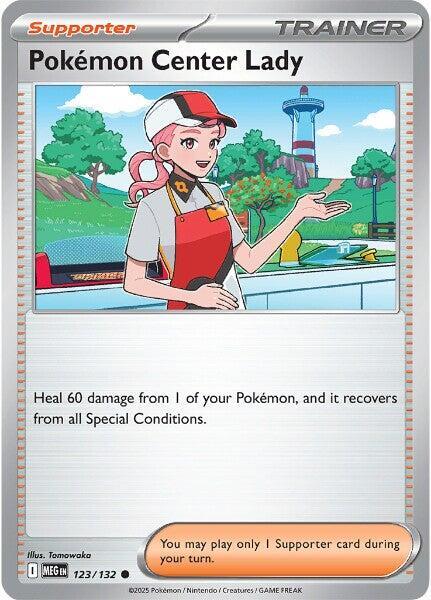 Pokemon Center Lady - 123/132 - ME01: Mega Evolution